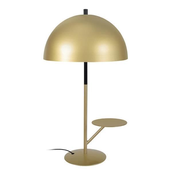 BRUBAKER Lampe de table ou de chevet Colonne dorée - Lampe