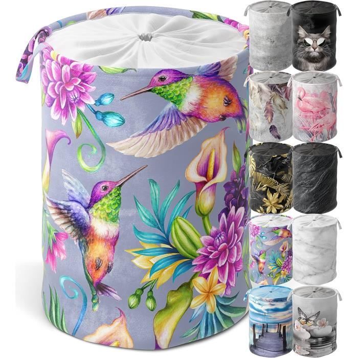 Panier à Linge Pliable Avec Couvercle Avec PoignéE Grand Panier De