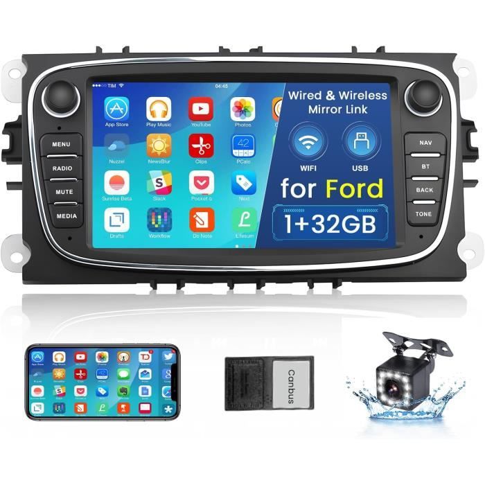 2din Android autoradio lettore multimediale Stereo per Ford Focus 2 Kuga Fiesta Mondeo 4 C-Max Car Auto Audio GPS Navi Carplay 7862  34