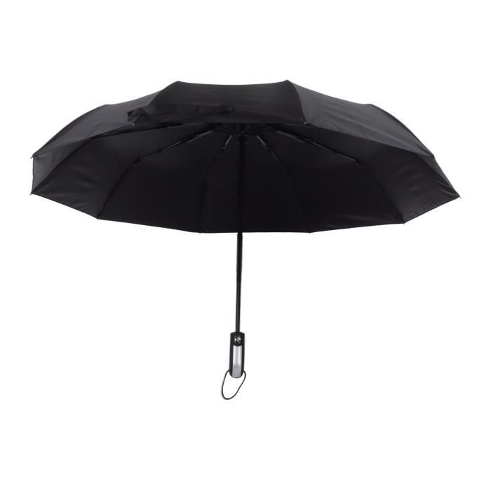 Parapluie Sport Double Canopée FORZA - Ouverture Auto, Anti-Vent 150 Cm Ø (Noir/Jaune)