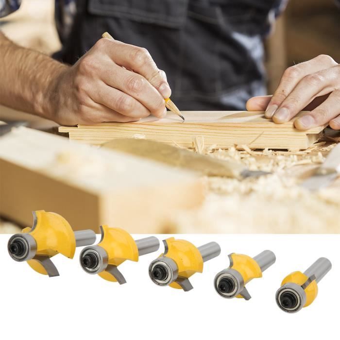 Jeu De 7 Mèches à Bois Hélicoïdales Longues 300mm - Diamètres 4 à 12mm Pour Perceuse
