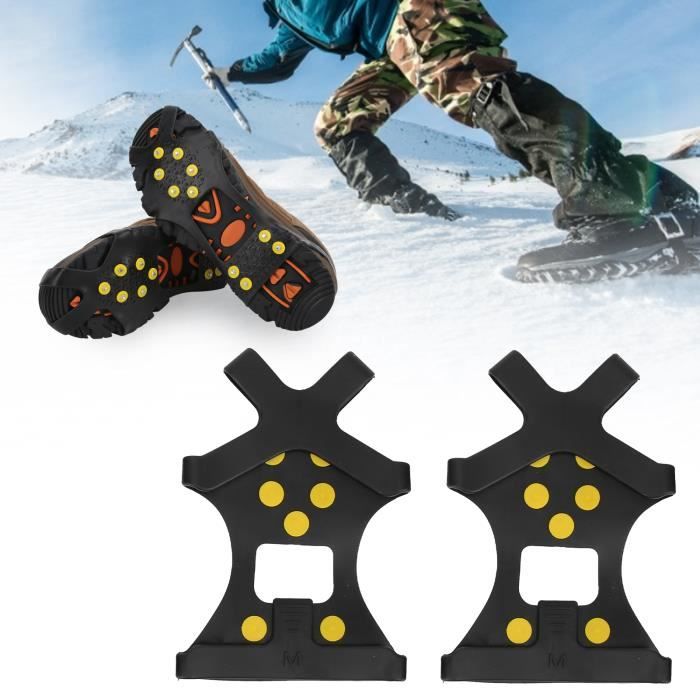 VGEBY Crampons Hiver Antidérapants 10 Clous - Chaussures Escalade Glace - Cdiscount  Sport