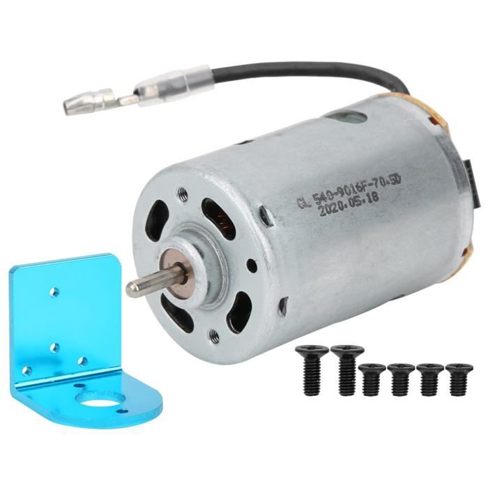 RCAWD Support Moteur Réglable 540 – Pour Moteurs 3650/3660/540 – Métal – 40x35x40 Mm – Bleu – Pièce RC