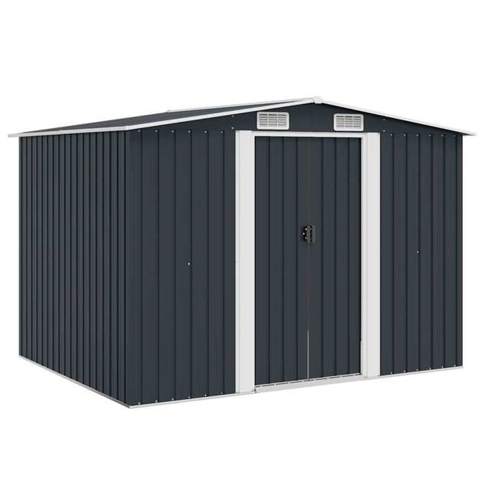 vidaXL Abri de stockage pour jardin Acier 257x205x178 cm 47030