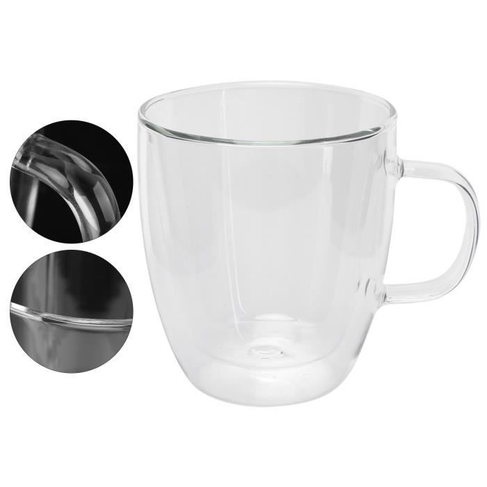 Tasse De Camping En Titane Double Paroi - Ultra Légère - Argent - Neuve