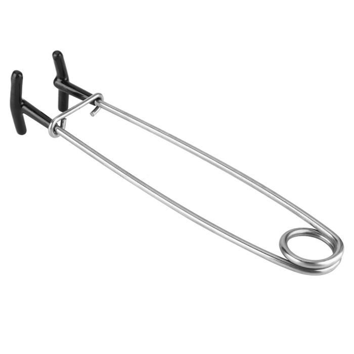 Écarteur De Bouche SM - 50 Mm - Argenté, Cuir Et Métal - Marque Kiotos - Neuf, Pour Adulte