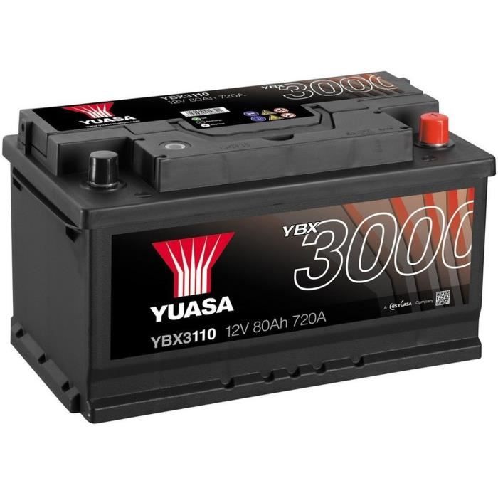 Yuasa YBX3110&nbsp;Batterie de d&eacute;marrage SMF