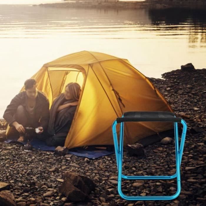 Tabouret De Camping Pliant Sharplace - Repose-pieds Inclinable, Acier Carbone Et Tissu Oxford, Capacité 63 Kg, Compact Et Portable Avec Sac De Rangement - 5