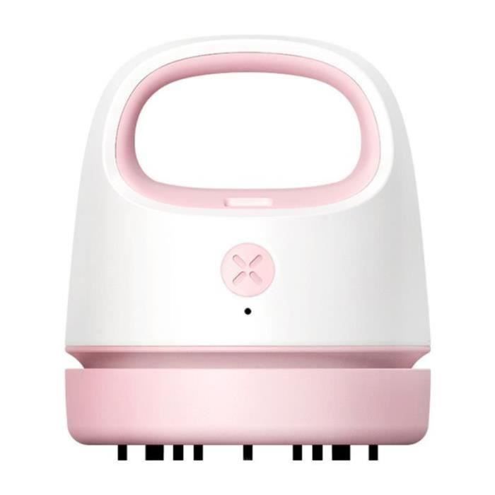 Mini Aspirateur Rose de table portable aspirateur de poche USB rechargeable pour le nettoyage 