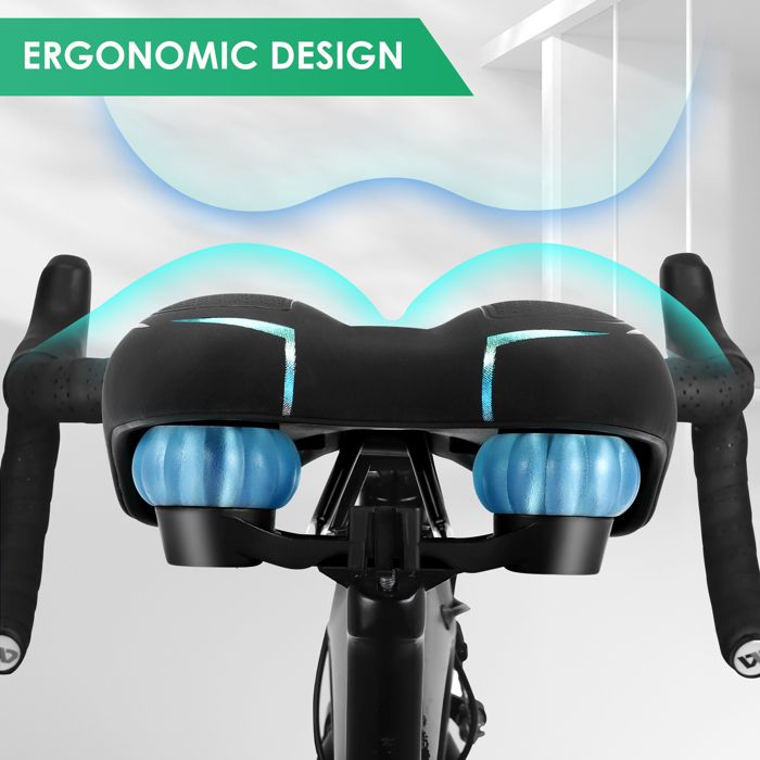 équipement Cyclisme Comfort Selle De Vélo En Gel OUXI - Confortable Et Respirante - Universelle VTT, Route, Ville - Homme/Femme Selle Vtt Route Ville équipement Cyclisme Comfort Selle De Vélo En Gel OUXI - Confortable Et Respirante - Universelle VTT, Route, Ville - Homme/Femme Selle Vtt Route Ville