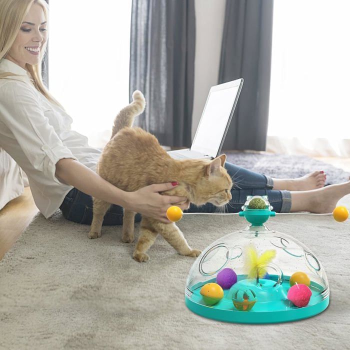 Coffre au trésor pour chat, jouet interactif pour chats d'intérieur — free download