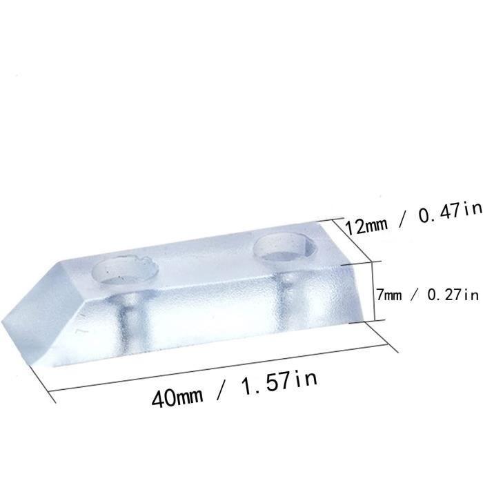 Patins Glisseurs Protege Pied de Table Plastique Patins de Meubles