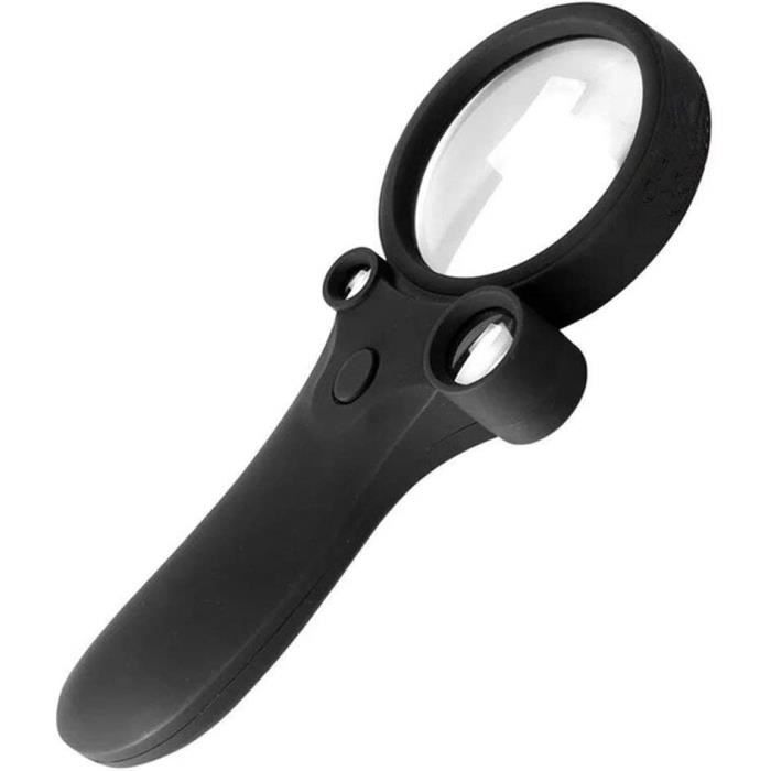 Loupe à main à LED, loupe à fort grossissement éclairée pour loupe à — free download