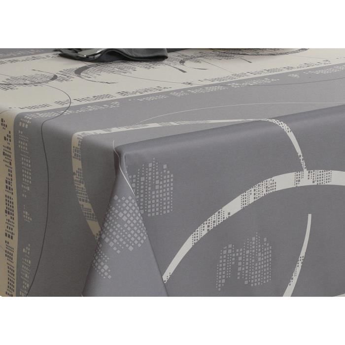 Le Linge De Jules Nappe Anti-Taches Jungle - Rectangle 150 X 350 Cm