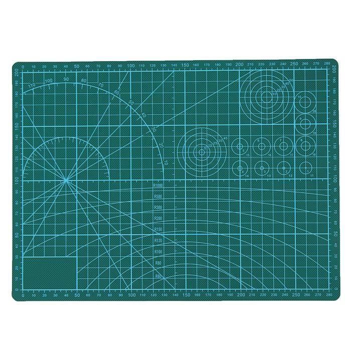Grand Tapis De Découpe Double Face 120x60 Cm – Auto-cicatrisant – Cadeau DIY