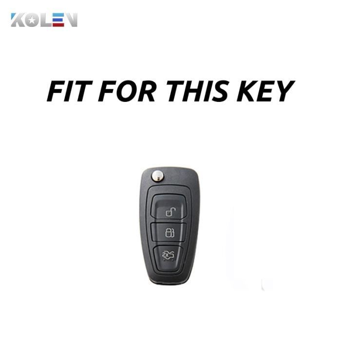 Un gris et porte-clés - Coque de protection pour clé télécommande, étui en  TPU pour Ford Fusion Edge Mustang - Cdiscount Bagagerie - Maroquinerie
