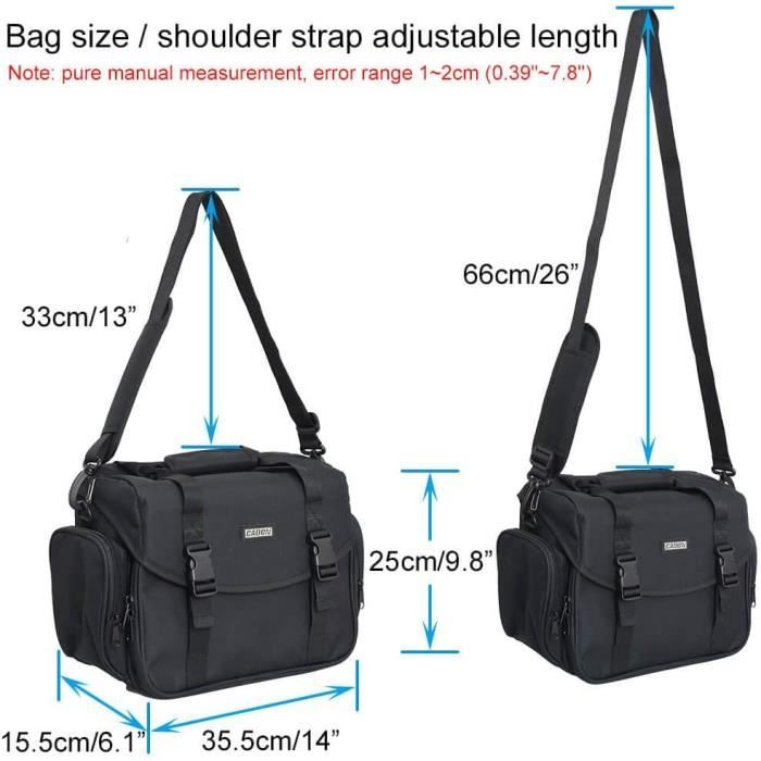Sac Professionnel pour Appareil Photo Reflex numérique et Objectif, avec séparateur rembourré - Appareil Photo Sac Professionnel pour Appareil Photo Reflex numérique et Objectif, avec séparateur rembourré - Appareil Photo