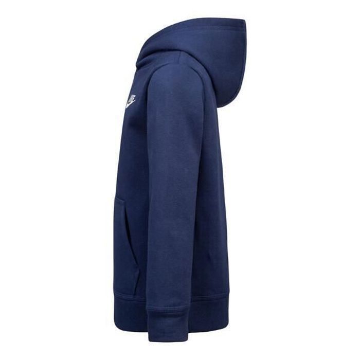 Sweat à Capuche Garçon Classic Club - Coton Bleu Taille 7-8 Ans