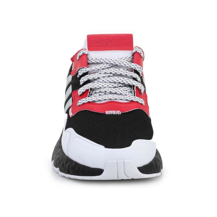 Baskets ADIDAS Nite Jogger Noir Homme Adulte Noir Cdiscount