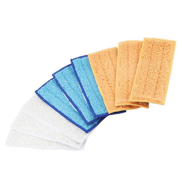 Acheter Tampons De Rechange En Tissu Pour Vadrouille, Réutilisables, Lavables, Humides Et Secs, 1/2 Pièces