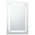 🐠🐠8722Haute qualité - Miroir à LED et capteur tactile pour salle de bain Miroir de Salle de Bain Mural Contemporain - Miroir LED L-2
