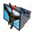 TD® Agrandisseur d'Écran Loupe 3D Portable Élargie Amplificateur Vidéo Film HD pour Téléphones-2