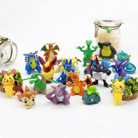 Lot 24 Figurine Pokemon Jouet Jeux Personnage lot pack Cadeau Enfant  Pikachu Lugia - Cdiscount Jeux - Jouets