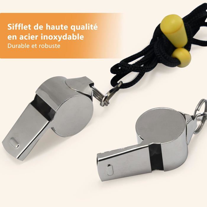 50 Pièces Sifflet De Sport Arbitre Vacance Siflet Colson Couleur Gala