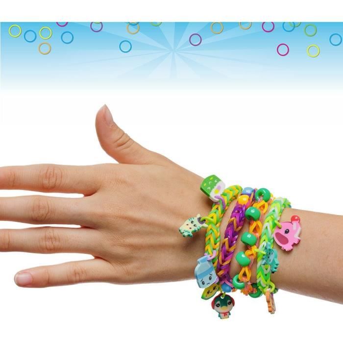 Kit De Bracelet élastique 1100+ Pièces – Métier à Tisser, 21 Couleurs, Accessoires – Activité Créative Enfant 8-12 Ans