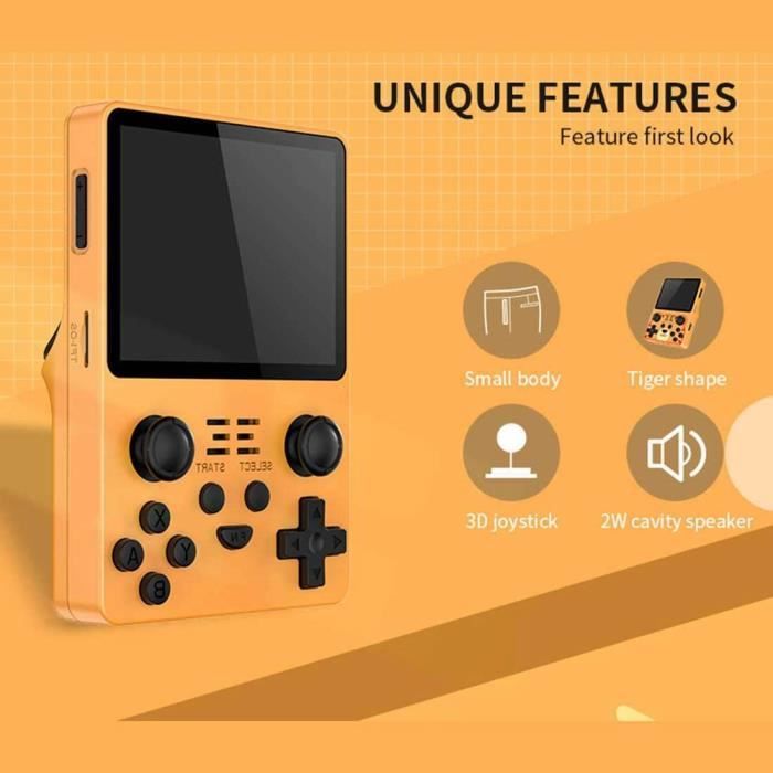 Console écran 3.5 Pouces Console Portable Retroblast 20000 Jeux Rétro - Écran 3,5 HD 11 Simulateurs émulateurs Jeux Anciens