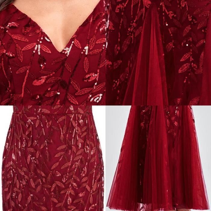 Robe de soirée à fleurs sans bretelles