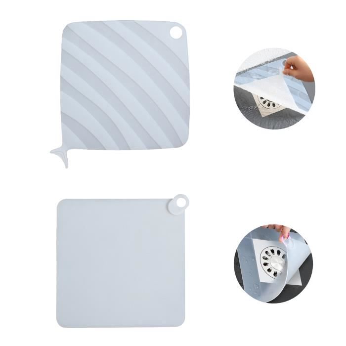 Grille De Drain Carrée Acier Inoxydable - Anti-odeur Pour Salle De Bain Et Cuisine