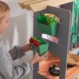KidKraft - Cuisine en bois pour enfant Terrace Garden, avec 30 Accessoires et machine à glaçons inclus - EZ Kraft-3