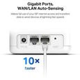 WiFi Mesh AC 1300Mbps Couverture 320 - Mercusys Halo H30G(3-Pack) - 2 Ports Gigabit Ethernet - Beamforming-3