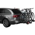 THULE - Porte-vélos pour 3 vélos - VeloCompact - Plateforme sur boule d'attelage - 13 broches - Noir-3