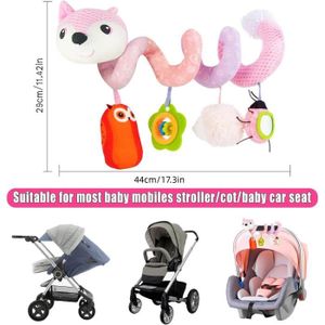 Poussette de lit en peluche éléphant pour enfants, Jouet en forme d
