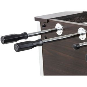 BABY-FOOT Baby-Foot Leeds, décor bois foncé et vert, inclus BABY-FOOT Baby-Foot Leeds, décor bois foncé et vert, inclus