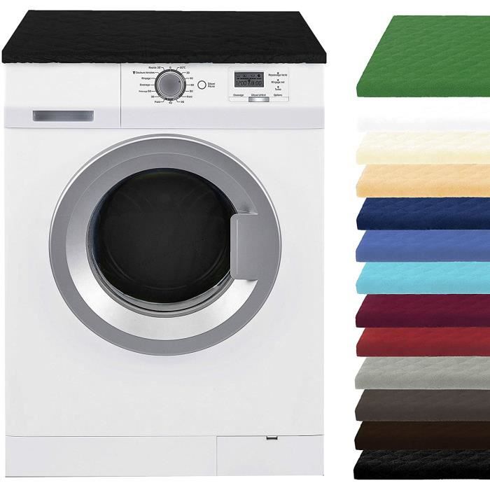 HURRISE couverture de machine à laver Housse de protection anti-poussière  en coton et lin multi-usages pour lave-linge - Cdiscount Electroménager
