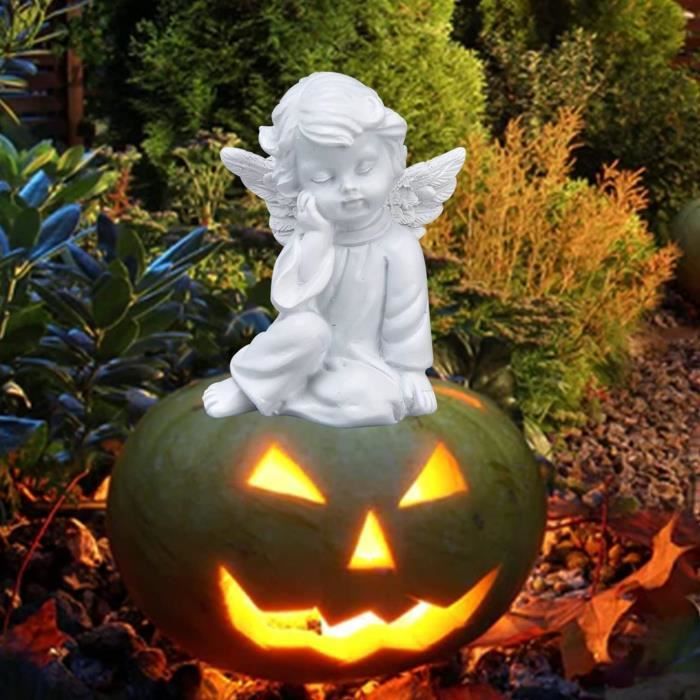 IMIKEYA Statue Ange Résine Sculpture Ange Ornement De Prière pour Maison Et Jardin