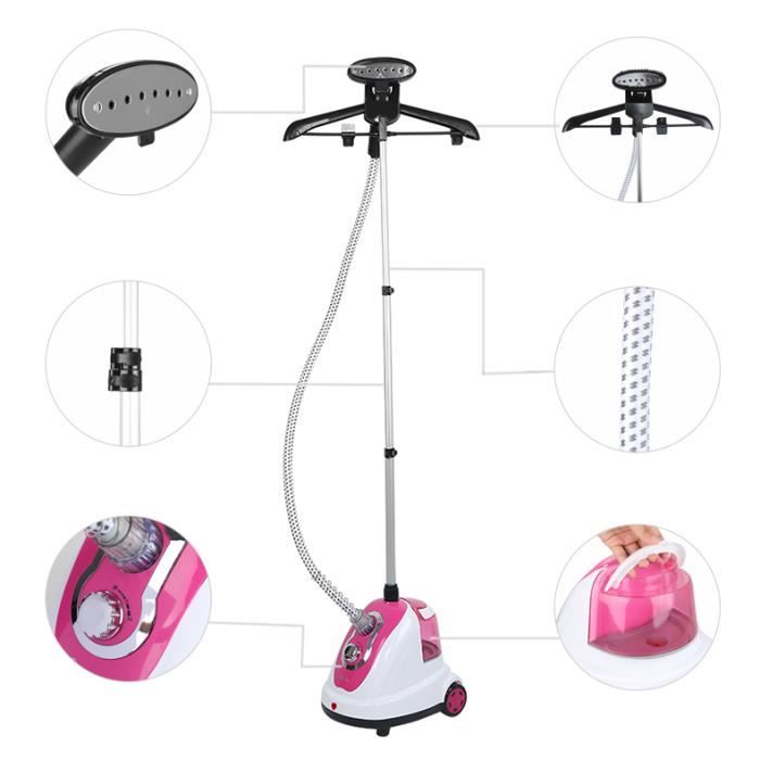 Défroisseur À Vapeur Vertical - Brosse Vapeur 1500 W, Réservoir D'Eau