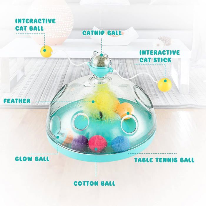 Coffre au trésor pour chat, jouet interactif pour chats d'intérieur — free download