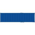 RELAX*3452Excellent Coussin de Chaise Longue Galettes de Chaise Coussin Bain de Soleil - Matelas pour Chaise Fauteuil Transat Bleu r-0