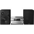 Chaîne stéréo Panasonic SC-PMX94 - CD, Bluetooth, DAB+, FM - Audio haute résolution 2 x 60 W - Gris-0