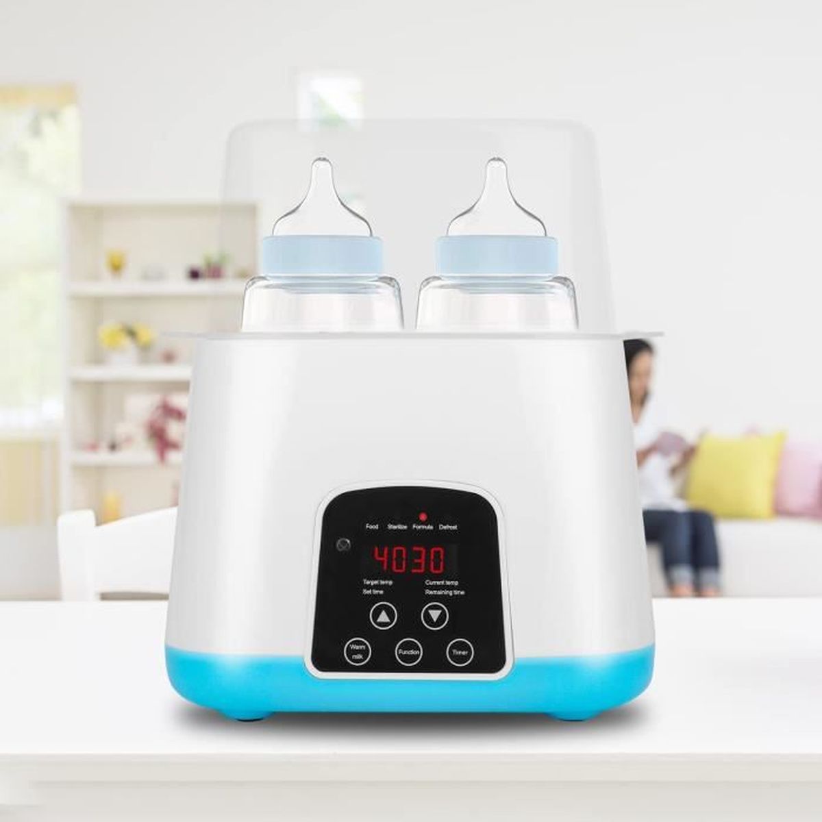 Chauffebiberon, stérilisateur de biberon, stérilisateur chauffe