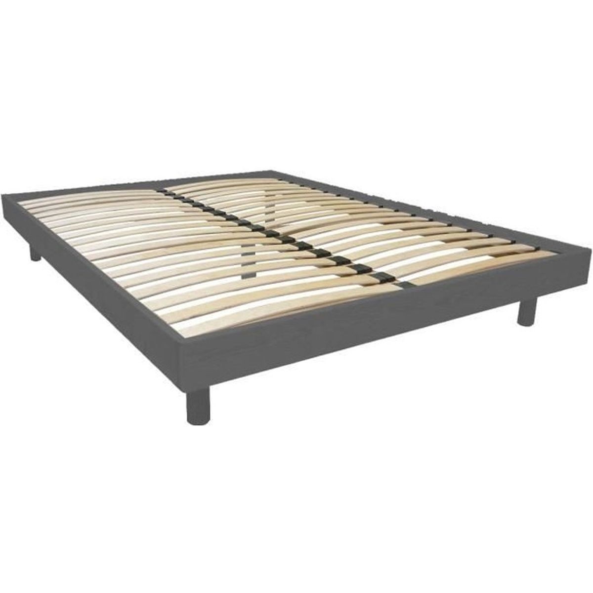 Neokit Sommier Demontable 160x200 Anthracite Achat Vente
