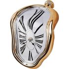 ROSEDOES Horloge Murale - ROSEDO - Romain Or - Blanc - Asymétrique - Classique - Intemporel