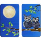 Protection plaque de cuisson - WENKO - Chouette - Verre trempé - Lot de 2 - 30x52 cm