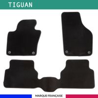 Tapis de voiture - Sur Mesure pour TIGUAN (2007 à 2016) - 3 pièces - Tapis de sol antidérapant pour automobile