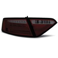 Paire de feux arriere Audi A5 07-11 LED BAR rouge fume