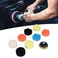 JINXN kit de polissage de perceuse Kit de tampons de polissage 11 pièces tampon de polissage pour perceuse en mousse de voiture
